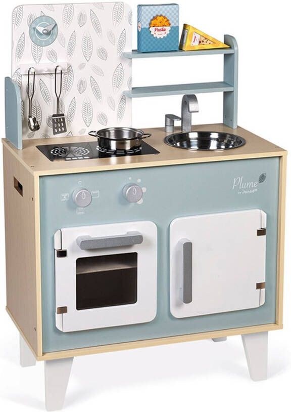 Janod &#xAE, BRICO'KIDS Kitchen Plum e(incl. 5 onderdelen accessoires )