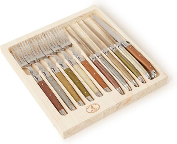 Laguiole Jean Dubost Steakbestekset 12 delig