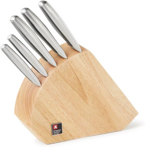 Richardson Sheffield Sense messenblok met messenset 5 delig