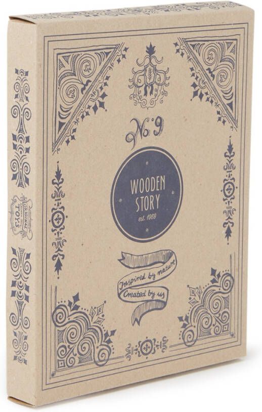 Wooden Story Naturel stapelblokken XL 16 stuks