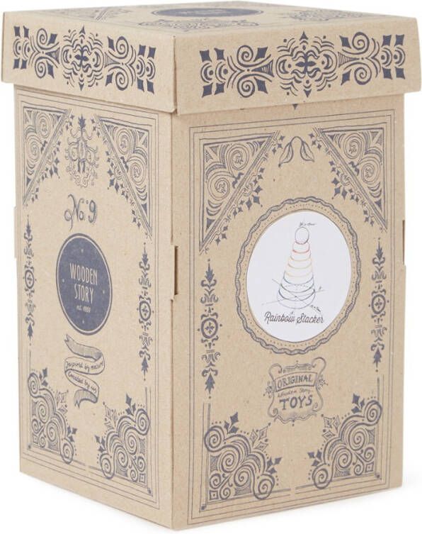 Wooden Story Regenboog stapelaar