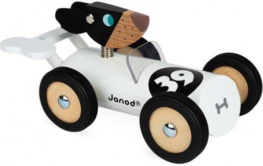 Janod &#xAE; Spirit Raceauto Bernard wit Kleurrijk