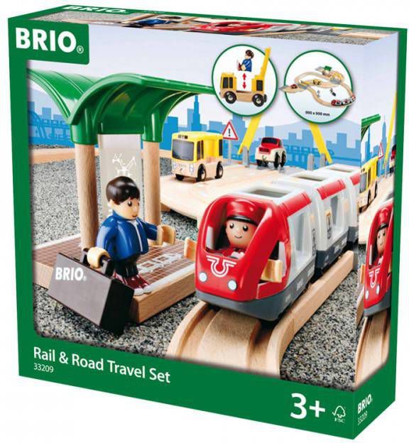BRIO Spoor En Weg Reisset 33209
