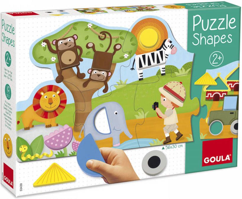 Jumbo Goula vormenpuzzel 13 stukjes