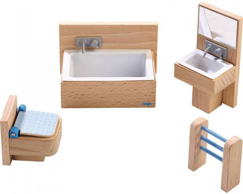 Haba  Little Friends Poppenhuis meubels Badkamer 303011