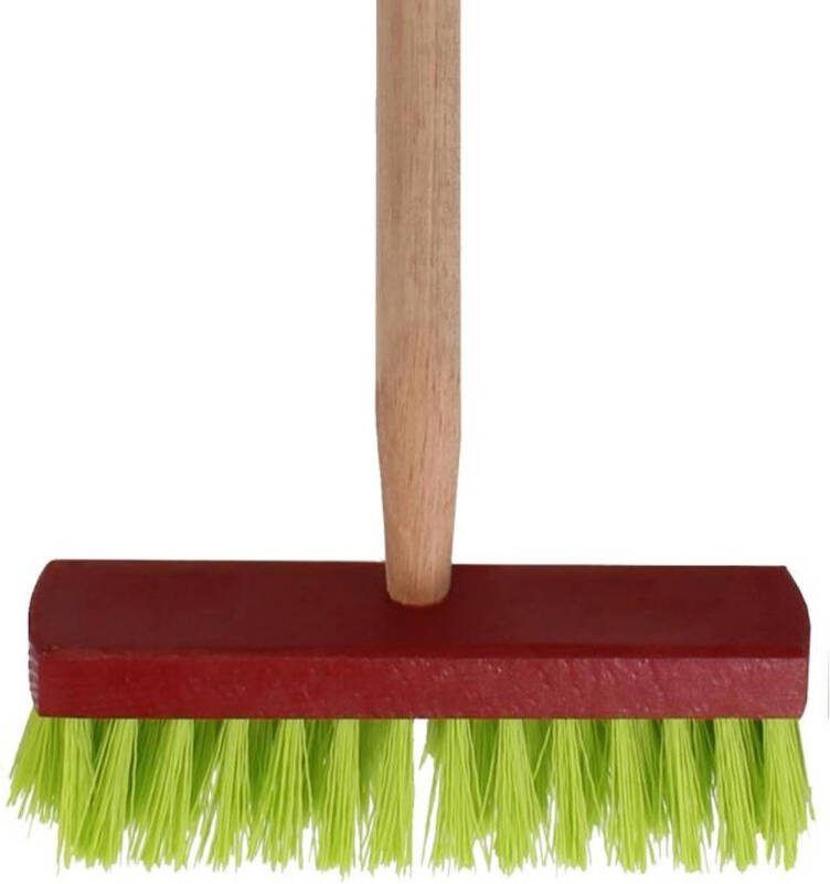 Talen Tools Kinderbezem Rood/groen 80 Cm Compleet