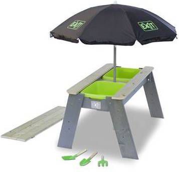 EXIT Aksent Zand- en Watertafel L met Parasol en Schepjes