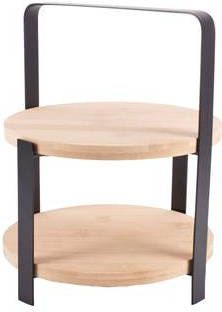 Gusta Etagere/Serveertoren Bamboe 27 Cm 2 laags