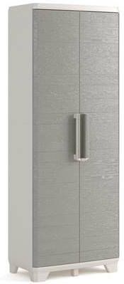 Keter Wood Grain Opbergkast Multipurpose Tuinkast 3 Planken