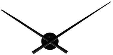 NeXtime Wandklok Dia. 70 Cm, Zwart, &apos, Hands&apos