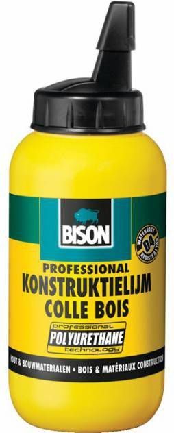 Bison Professional 1388601 Konstruktielijm Bruin(Transparant) Flacon 75gr
