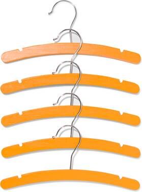 HEMA 5 pak Baby Kledinghangers Geel(geel )