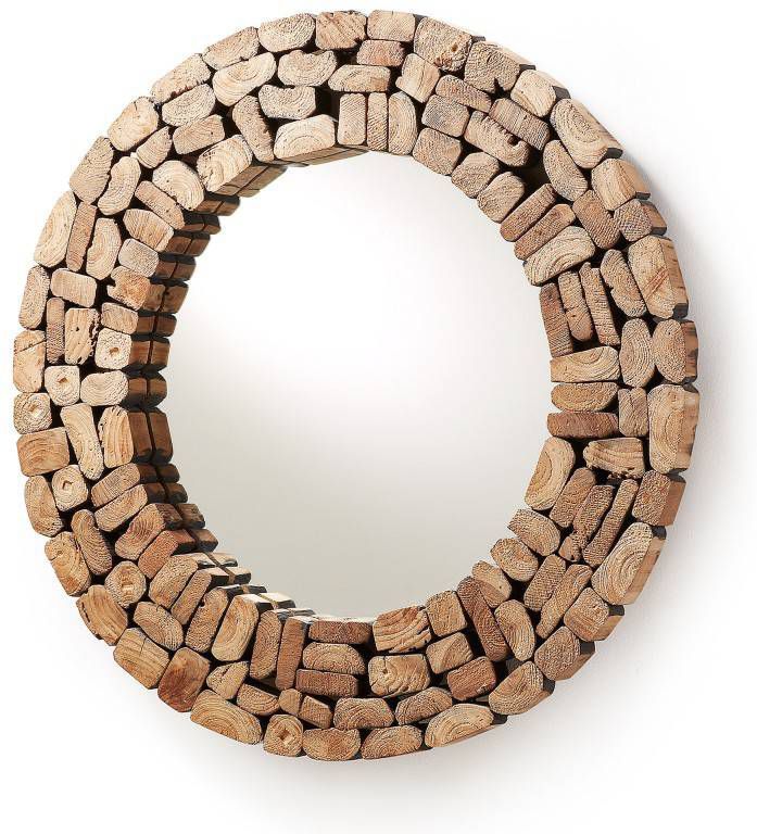 Kave Home Ronde spiegel 'Eliptic' Ø 80cm