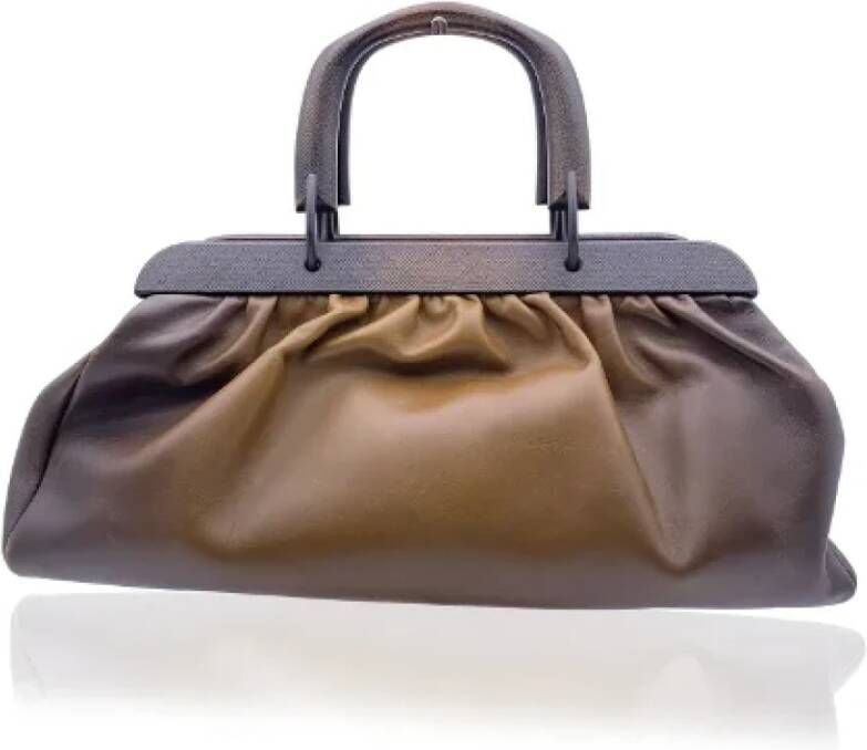 Gucci Vintage Vintage tassen Bruin Dames