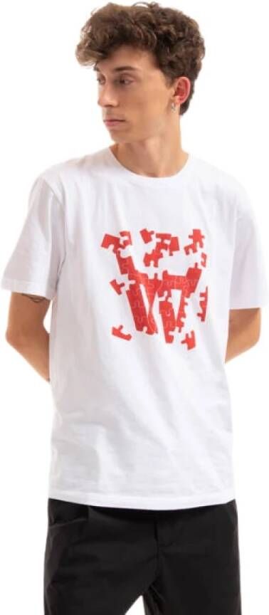 Wood T shirts , Wit, Heren