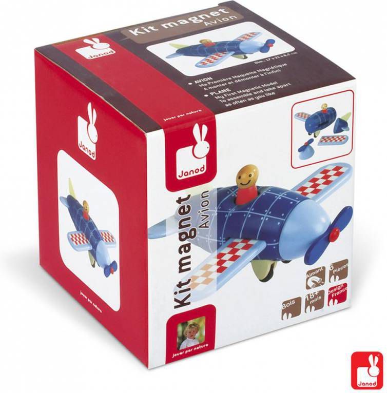 Janod &#xAE, Magnetisch bouwpakket vliegtuig