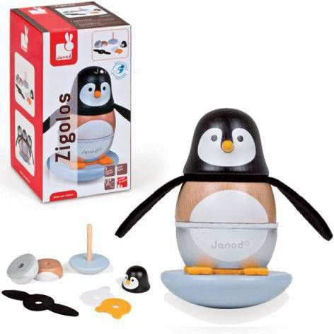 Janod stapeltuimelaar pinguÃ¯n Zigolos
