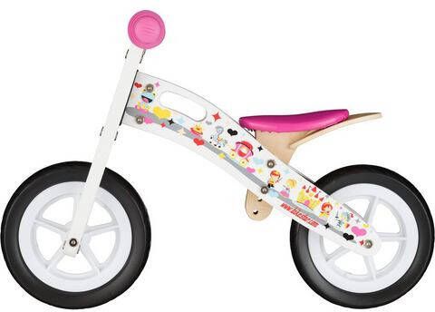 bikestar star Trademarks ®, Loopfiets 10 Prinsessen, wit