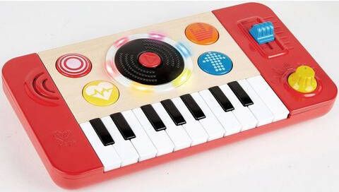 Hape Speelgoed muziekinstrument Dj mengtafel met licht en geluid