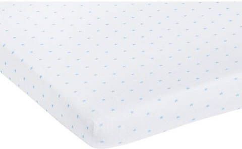 Pinolino  Hoeslaken voor wieg jersey Sterren blauw / wit 2 stuks Blauw Gr.40x90 cm