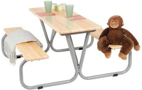 Pinolino ® Kinderzithoek voor in de tuin Michel Tafel met 2 banken, voor kinderen vanaf 3 jaar