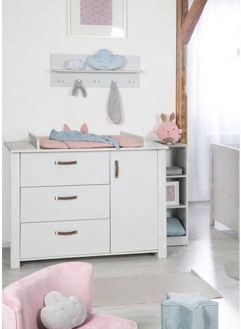 Roba ® Babymeubelset Mila met kinderbed en commode(voordeelset, 2 stuks )