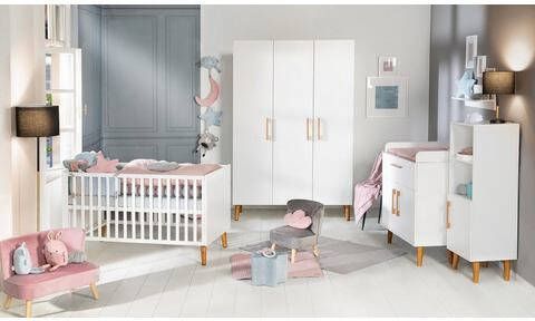 Roba ® Complete babykamerset Mick met kinderbed, kast en commode, made in europe(set, 3 stuks )