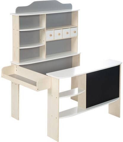 Roba ® Winkel Kraam wit/grijs