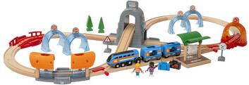 BRIO ®, WORLD Smart Tech Sound Action Tunnel Passagierstrein Set