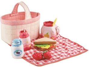 Hape Speellevensmiddelen Picknickmand met picknicktoebehoren