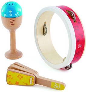 Hape Speelgoed muziekinstrument Junior percussie set