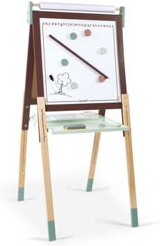 Janod &#xAE, magnetisch en krijtbord, bruin/turquoise