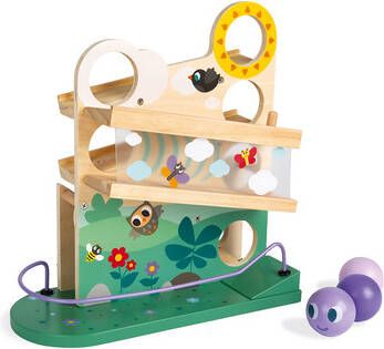 Janod &#xAE, Manipuler & manier Knikkerbaan rups