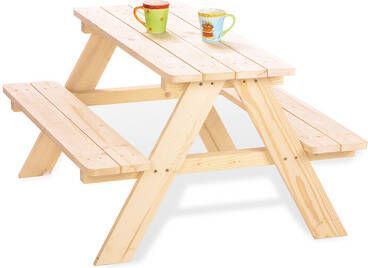Pinolino ® Kinderzithoek voor in de tuin Nicki Picknicktafel, bxhxd 90x79x50 cm