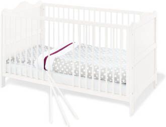 Pinolino ® Ledikantje Florentina Made in Europe, lighoogte 3 voudig verstelbaar, met uitneembare spijlen