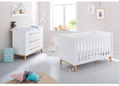 Pinolino ® Babymeubelset Riva breed, met kinderbed en commode(voordeelset, 2 stuks )