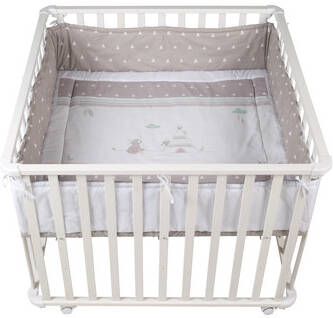 Roba ® Box Indianenbeer, 100x100 cm met boxinzetstuk