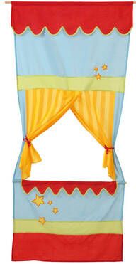 vidaXL Roba Poppenkast Voor In De Deuropening Geel