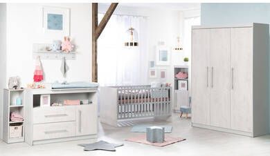 Roba ® Complete babykamerset Maren 2 met kinderbed, kast en commode(set, 3 stuks )