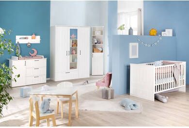 Roba ® Complete babykamerset Sylt met kinderbed, commode & kledingkast, made in europe(set, 3 stuks )