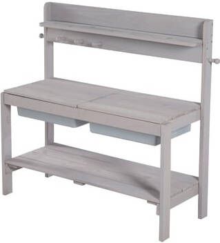 roba Buitenspeeltafel 89, 5x35x88, 5 cm grijs