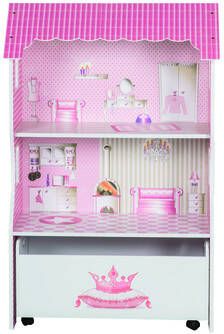 Roba ® Poppenhuis Poppenvilla voor aankleedpoppen