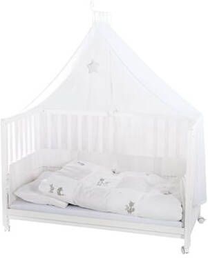 Merkloos Roba Ledikant/co sleeper Fox & Bunny 126 X 66 Cm Wit 9 delig
