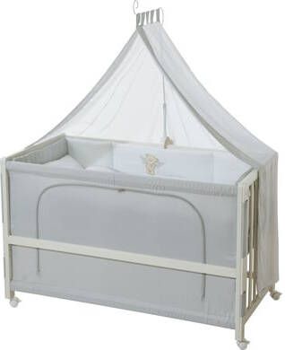 Roba ® Ledikantje Room bed decor Heartbreaker te gebruiken als bijzetbed, kinderbed en juniorbed