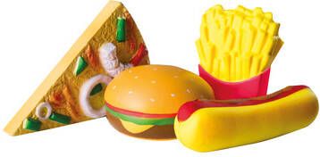 Roba ® Speellevensmiddelen Squishies set pizza & burgers