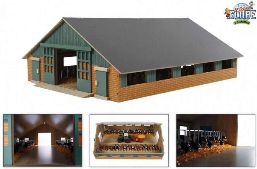 KIDS GLOBE FARMING Kids Globe Boerderij koeienstal