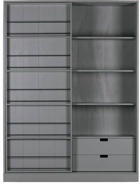 WOOOD Exclusive Opbergkast 'Swing' Met schuifdeur, kleur Leem