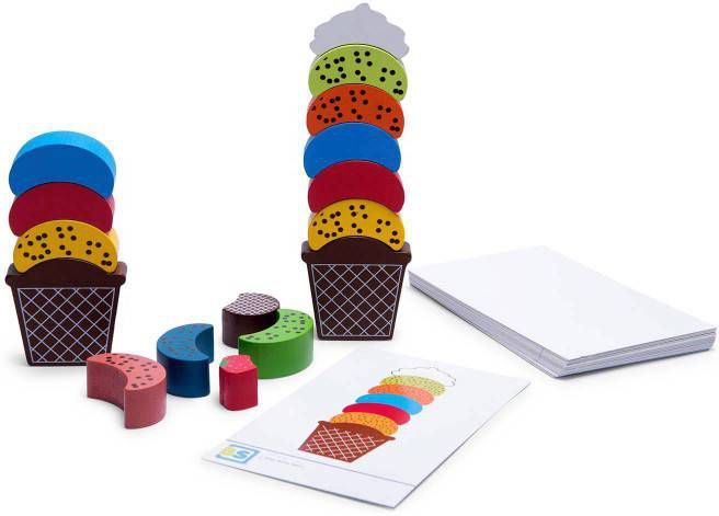 BS Toys Ijs Creaties Multicolor 47 X 11, 4 X 47 Cm 55 Stuks